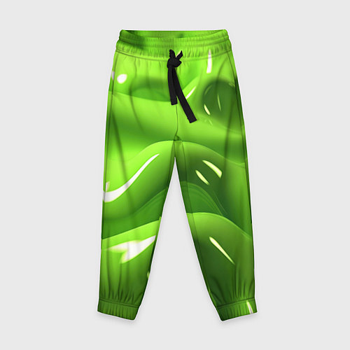 Детские брюки Зеленая слизь / 3D-принт – фото 1
