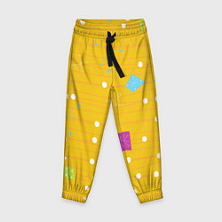 Детские брюки Yellow abstraction