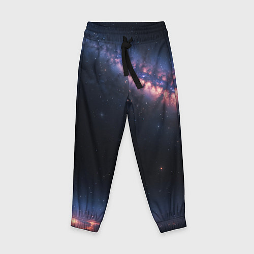 Детские брюки Млечный путь в звездном небе / 3D-принт – фото 1