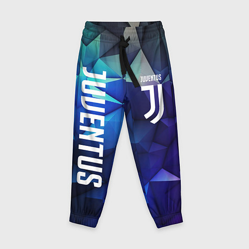 Детские брюки Juventus logo blue / 3D-принт – фото 1