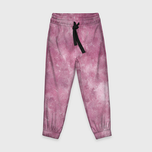 Детские брюки Текстура камня родонита / 3D-принт – фото 1