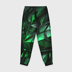 Детские брюки Green abstract