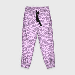 Детские брюки Нежный розовый мозаика