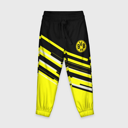 Детские брюки Borussia текстура спорт / 3D-принт – фото 1