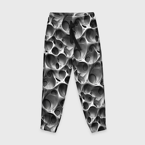 Детские брюки Металл - текстура / 3D-принт – фото 1