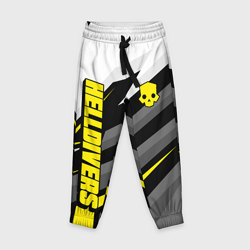 Детские брюки Helldivers 2 - yellow uniform / 3D-принт – фото 1