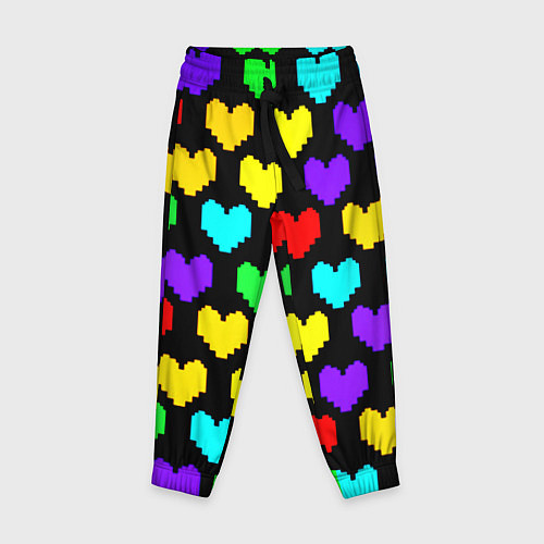 Детские брюки Undertale heart pattern / 3D-принт – фото 1