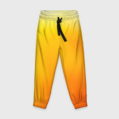 Детские брюки Яркий оранж / 3D-принт – фото 1