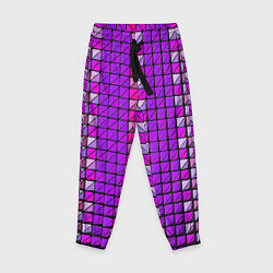 Детские брюки Фиолетовые плитки
