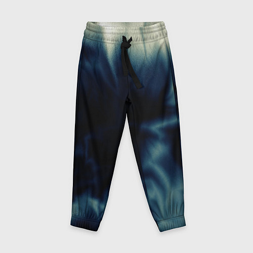 Детские брюки Абстрактный тёмно-синий / 3D-принт – фото 1