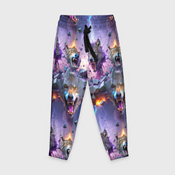 Детские брюки Волки и молнии