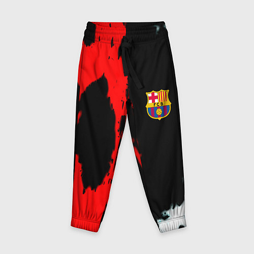 Детские брюки Barcelona fc краски спорт / 3D-принт – фото 1