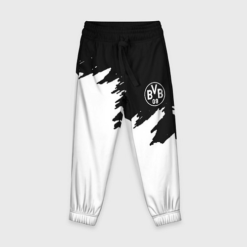 Детские брюки Borussia краски белые / 3D-принт – фото 1