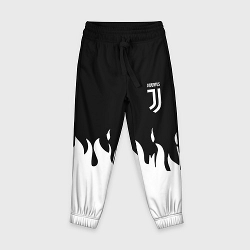 Детские брюки Juventus fire / 3D-принт – фото 1