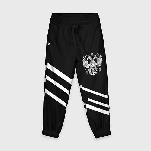 Детские брюки Россия геометрия спорт / 3D-принт – фото 1
