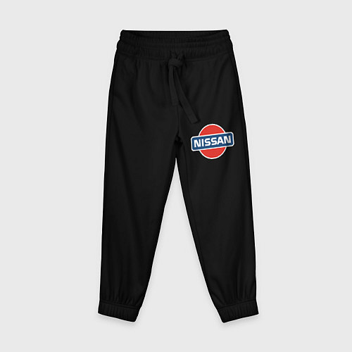 Детские брюки Nissan logo steel / 3D-принт – фото 1