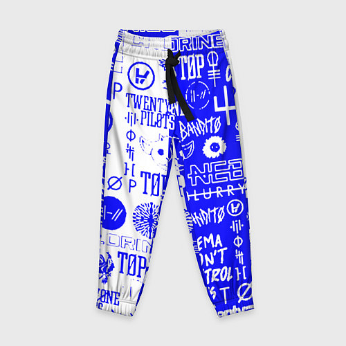 Детские брюки Twenty one pilots лого / 3D-принт – фото 1