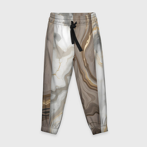 Детские брюки Дерево и мрамор / 3D-принт – фото 1