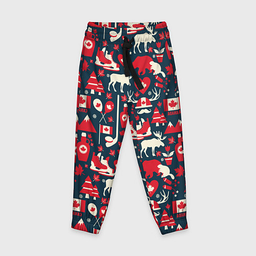 Детские брюки Канада / 3D-принт – фото 1
