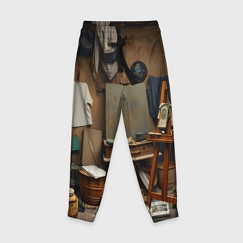 Детские брюки Мастерская художника / 3D-принт – фото 1