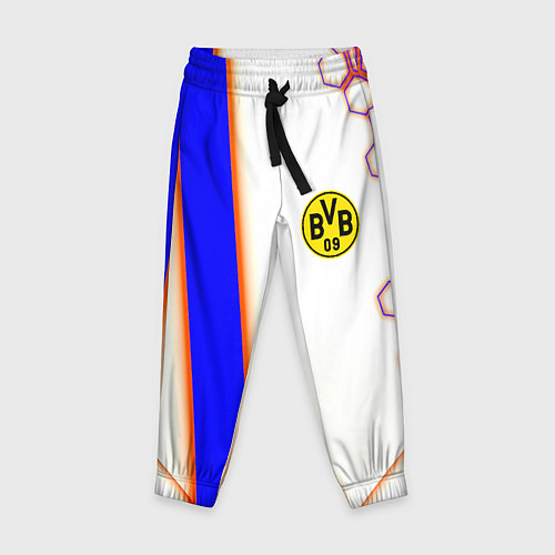 Детские брюки Borussia geometry sport / 3D-принт – фото 1