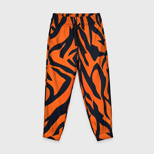 Детские брюки Расцветка тигра / 3D-принт – фото 1