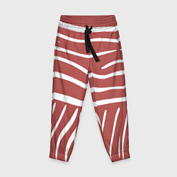 Детские брюки Полоски красной зебры