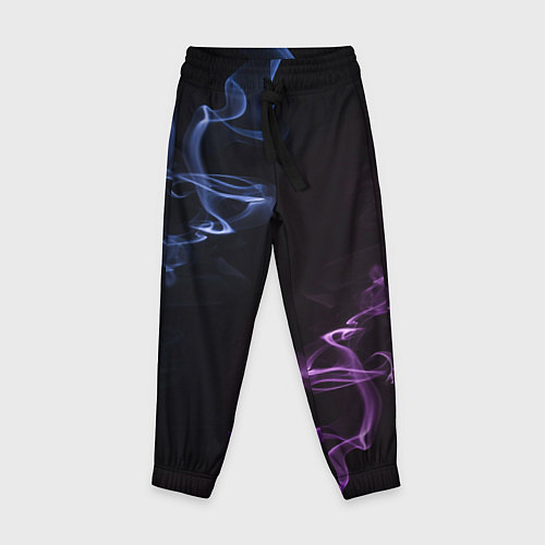 Детские брюки Color black blue pink / 3D-принт – фото 1