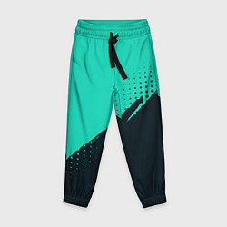 Брюки детские Color black light blue, цвет: 3D-принт