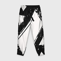 Брюки детские Color black white, цвет: 3D-принт