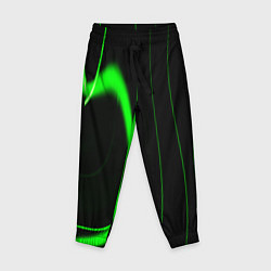 Детские брюки Color green light green black