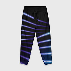 Брюки детские Color black blue, цвет: 3D-принт