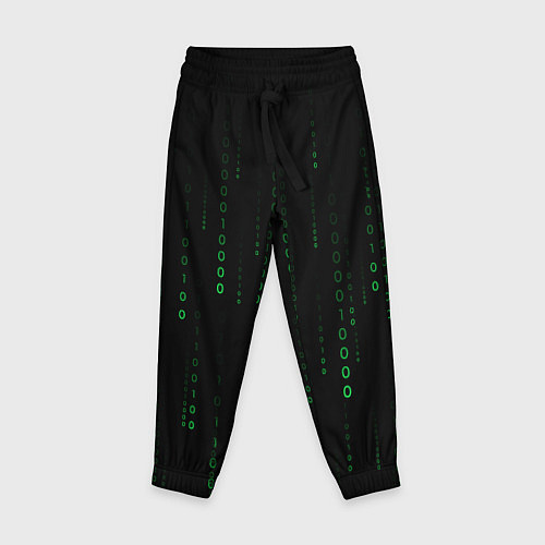 Детские брюки Color black green / 3D-принт – фото 1