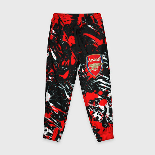 Детские брюки Arsenal краски текстура / 3D-принт – фото 1