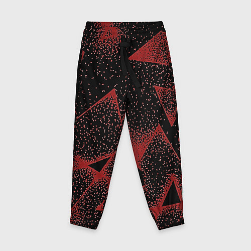 Детские брюки Triangles with dots / 3D-принт – фото 1