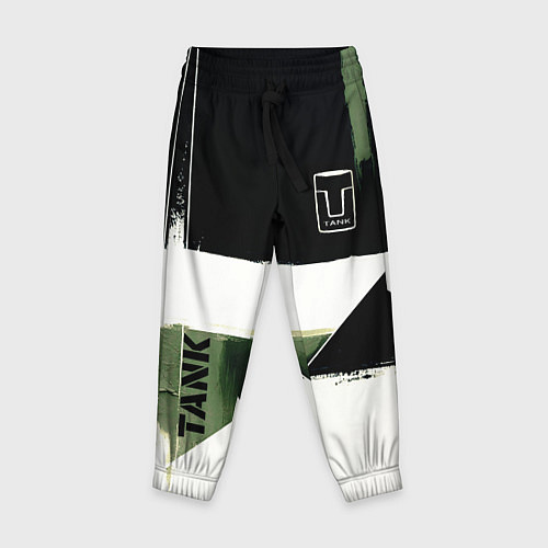 Детские брюки Tank логотип машины / 3D-принт – фото 1