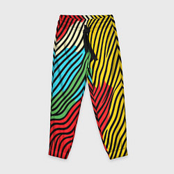 Детские брюки Абстрактные цветные линии