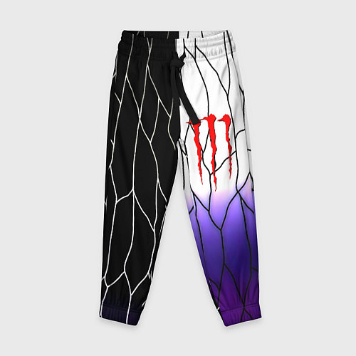 Детские брюки Monster energy steel / 3D-принт – фото 1