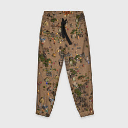 Брюки детские Земли Цитадели - Герои 3, цвет: 3D-принт