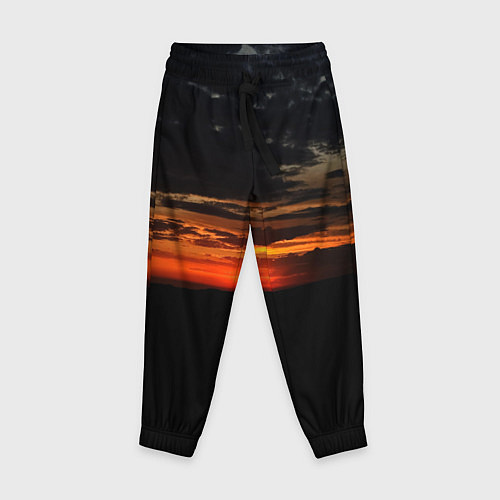 Детские брюки Закат на плато / 3D-принт – фото 1