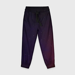 Детские брюки Космос градиент Red and blue