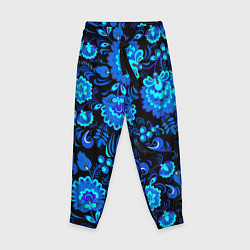 Брюки детские Традиционный русский гжельский узор, цвет: 3D-принт