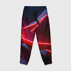 Брюки детские Neon laser red, цвет: 3D-принт