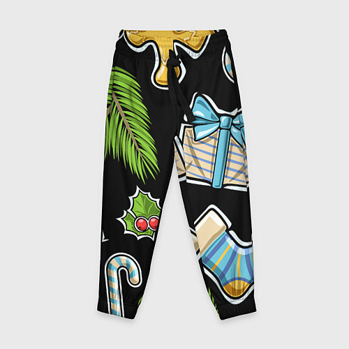 Детские брюки Christmas soul / 3D-принт – фото 1