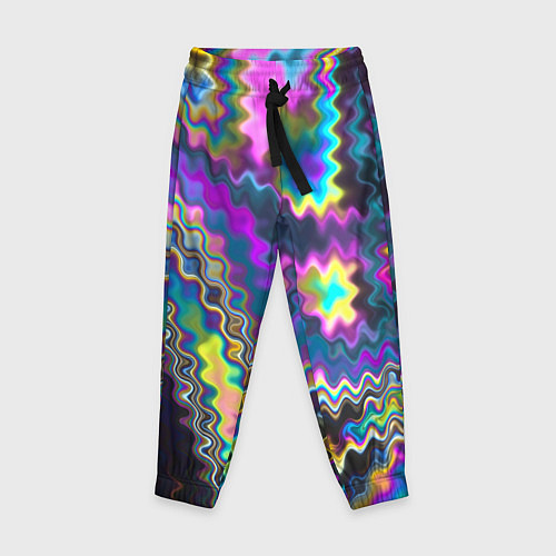 Детские брюки Абстракция переливы / 3D-принт – фото 1