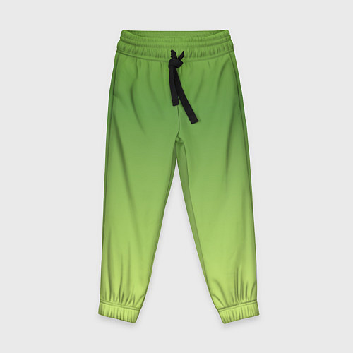 Детские брюки Color green yellow / 3D-принт – фото 1