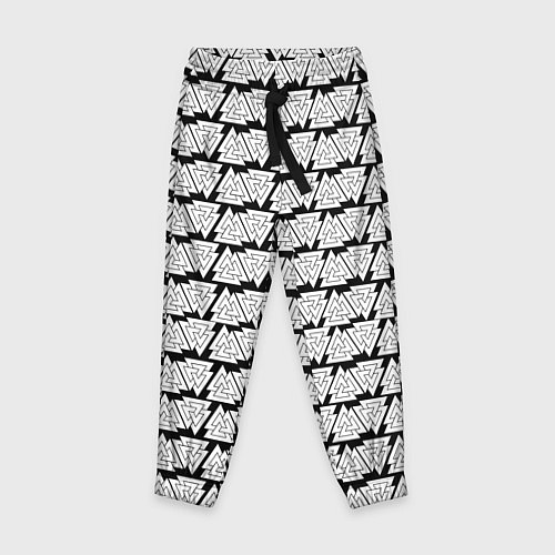 Детские брюки Символы валькнут как защитная кольчуга / 3D-принт – фото 1
