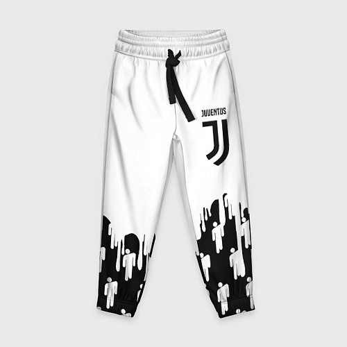 Детские брюки Ювентус краски люди / 3D-принт – фото 1
