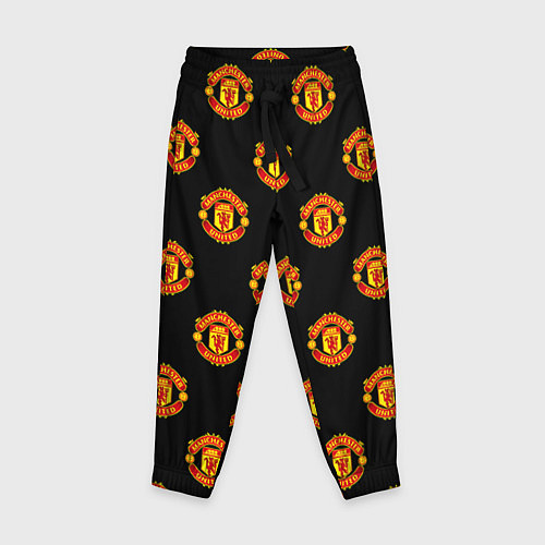 Детские брюки Manchester United Pattern / 3D-принт – фото 1