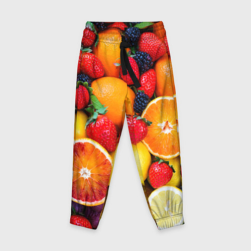 Детские брюки Мультифрукт / 3D-принт – фото 1